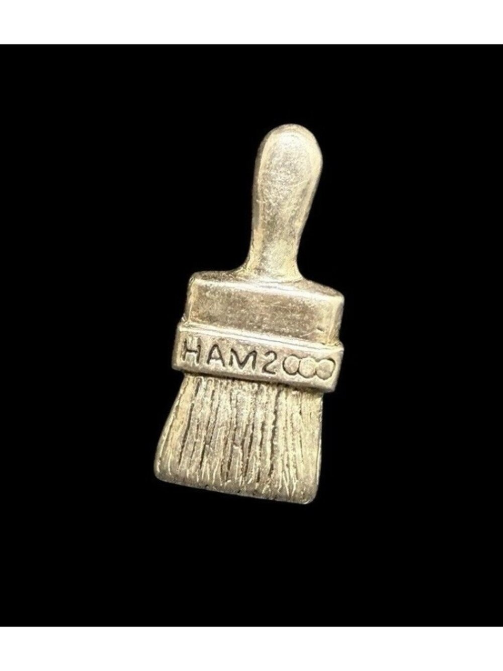 Vintage Sterling Silver Paintbrush Tie Tac Pin Artist Painter